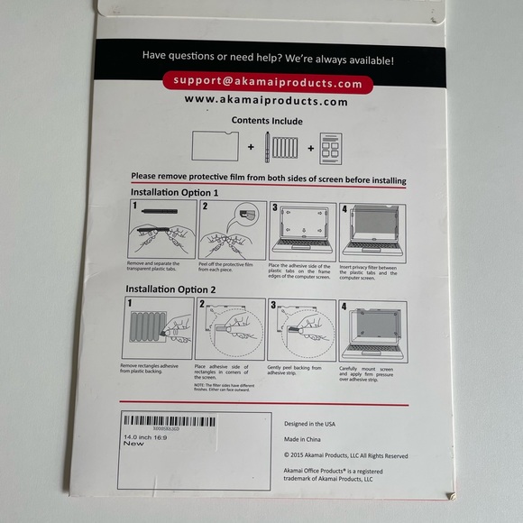 14” Computer‎ Privacy Screen - Picture 2 of 3